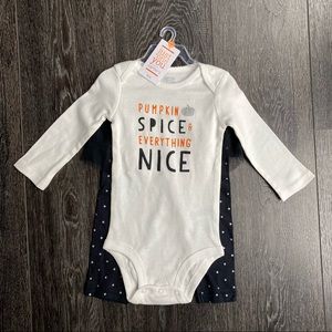 Fall Pumpkin Spice Tutu Sparkle Leggings 9M Baby